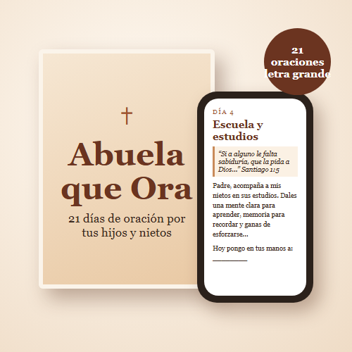 Abuela que Ora: el PDF y una oración en el celular